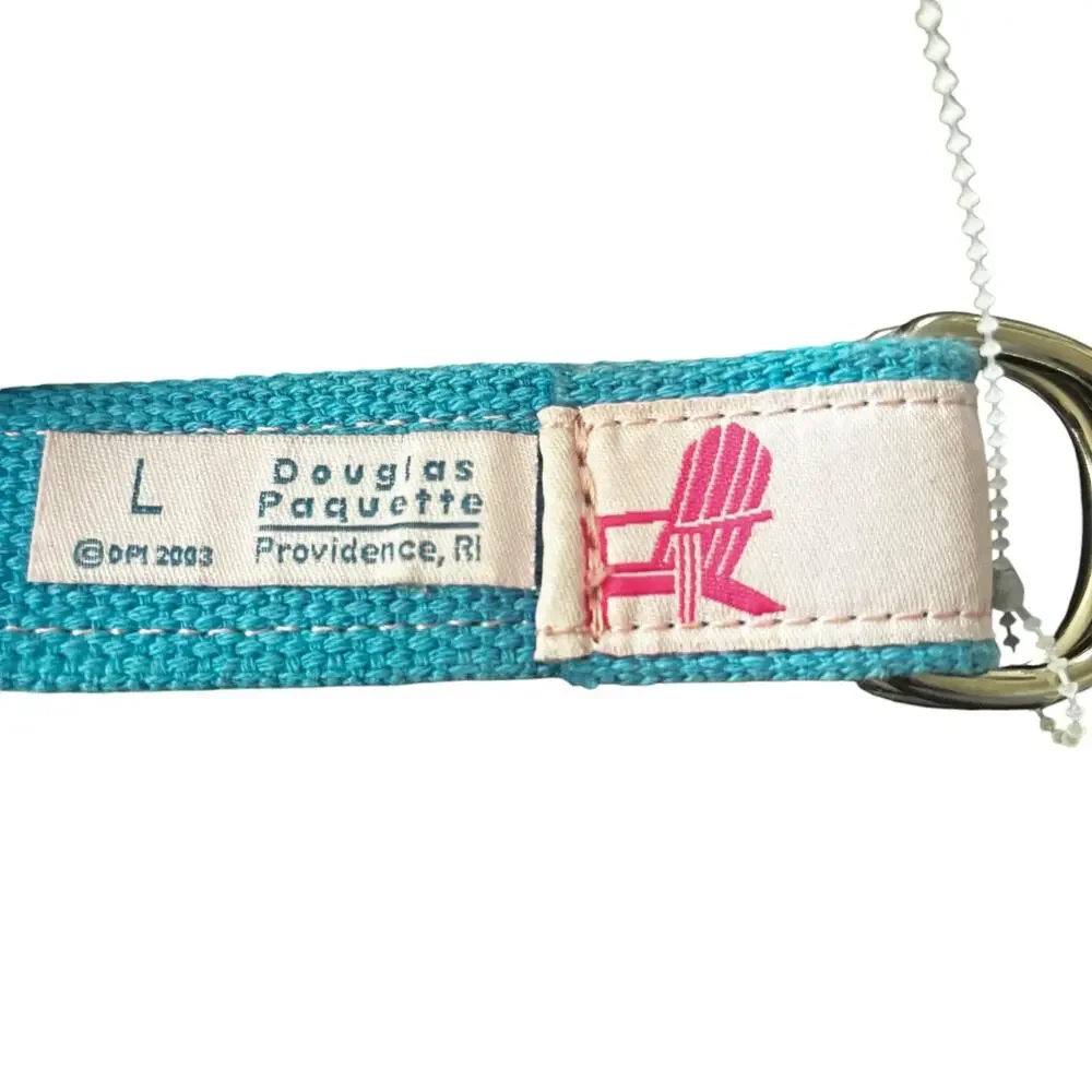 Douglass Paquette D-Ring Canvas Belt Beachy Womans Large Beach Chairs 44” Long